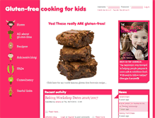 Tablet Screenshot of glutenfree4kids.com